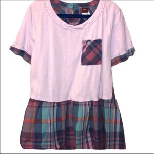 TEA COLLECTION EUC GIRLS TOP SHIRT SUMMER TEE TSHIRT SPRING CASUAL SHIRT SIZE 7